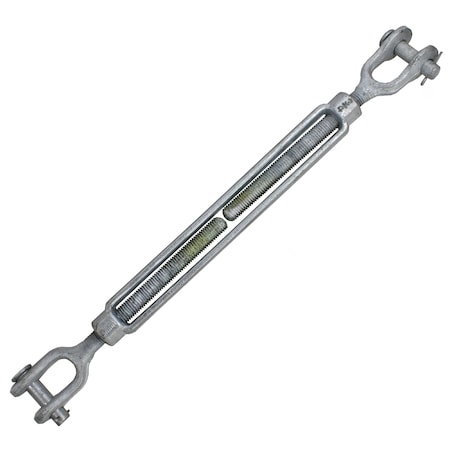 Us Cargo Control Galvanized Turnbuckle - Import - Jaw & Jaw - 3/4" x 12" JJTBGV34X12